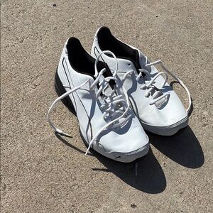 Puma White Athletic Shoes for Men